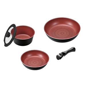 パール金属 パール金属 クックサイン ダイヤモンドコート IH対応 クックウェア 5点セット A HB-5621