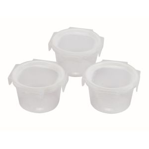 パール金属 パール金属 ネオキープロック 保存容器丸型 M 3個組 HB-5746