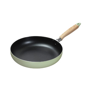 パール金属 パール金属 ナチュラルクックピュア ふっ素加工 IH対応 フライパン 28cm グリーン HB-6669