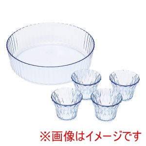 パール金属 Pearl パール金属 涼味家 PC そうめん 盛鉢 つゆ鉢 4個セット HC-0229