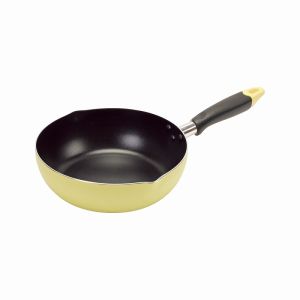 パール金属 パール金属 ふっ素加工IH対応 目盛付料理フライパン 24cm イエロー HC-0395