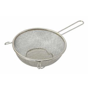 パール金属 パール金属 ベーシスライン ステンレス製ダブルメッシュストレーナーザル 18cm HC-0410