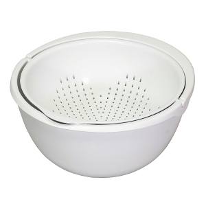 パール金属 Pearl パール金属 キッチンスマイル 水切りしやすい ザル ボウル セット HC-0626
