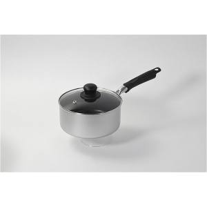 パール金属 パール金属 スマート チョイス ハード加工 IH対応 ガラス蓋付 片手鍋 18cm HC-0672