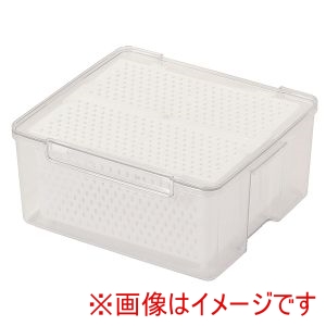 パール金属 Pearl パール金属 フレッシュスタック ザル付き コンテナ 2.4L HC-0996