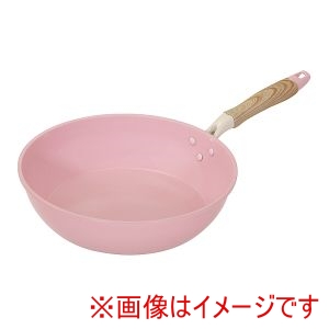 パール金属 Pearl パール金属 ハルミック セラミック加工 IH対応 軽量 いため 鍋 28cm ペールピンク HC-1105