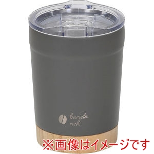 パール金属 Pearl パール金属 バリスタリッチ 真空蓋付き タンブラー 350 ウォームグレー HC-1210