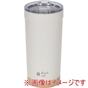 パール金属 Pearl パール金属 バリスタリッチ 真空蓋付き タンブラー 550 オフホワイト HC-1211
