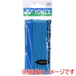ヨネックス YONEX ヨネックス オーバルシューレース スカイブルー 110cm AC570 018 YONEX