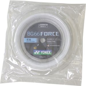 ヨネックス YONEX ヨネックス BG66 フォース 0.65mm BG66Fサイズ-2 ホワイト ロール 200m BG66F2 011 YONEX