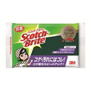 スリーエム 3M スリーエム 3M スコッチブライト 抗菌ウレタンスポンジたわし キッチンスポンジ