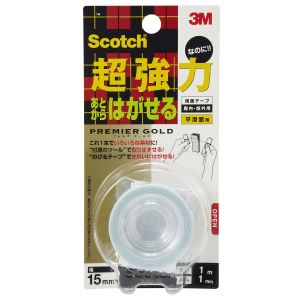 スリーエム 3M スリーエム 3M KRG-15 超強力なのにあとからはがせる両面テープ 15mm×1m
