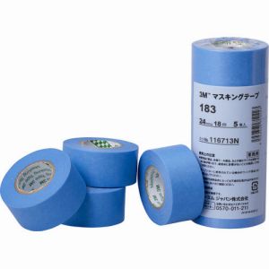 スリーエム 3M スリーエム 3M 183 18 マスキングテープ 18mmX18m 7巻入り
