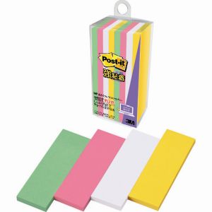 スリーエム 3M スリーエム 3M 500SS-MC-8 ポスト イット 強粘着ふせんマルチカラー8