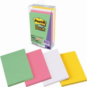 スリーエム 3M スリーエム 3M 656SS-MC-8 ポスト イット 強粘着ノートマルチカラー8