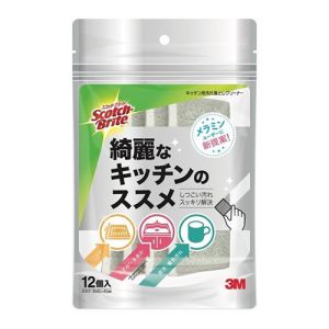 スリーエム 3M スリーエム 3M KYC-12GY スコッチブライト キッチン用汚れ落としクリーナー 12切り