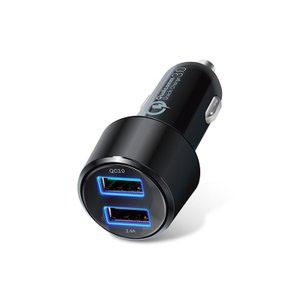 エレコム ELECOM エレコム ELECOM 車載充電器(Quick Charge3.0・30W・2ポート) ブラック MPA-CCUQ04BK