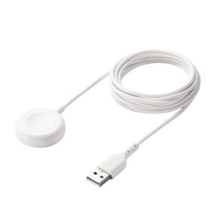 エレコム ELECOM エレコム MPA-AWAS20WH Apple Watch磁気充電ケーブル 高耐久 USB-A 2.0m ホワイト