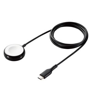 エレコム ELECOM エレコム MPA-AWCS12BK Apple Watch磁気充電ケーブル 高耐久 USB-C 1.2m ブラック