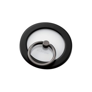 ELECOM エレコム エレコム P-STRMKMCRBK マグネットスマホリング クリア MAGKEEP ブラック