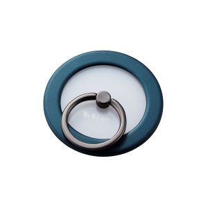 ELECOM エレコム エレコム P-STRMKMCRNV マグネットスマホリング クリア MAGKEEP ネイビー