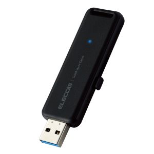 エレコム ELECOM エレコム ESD-EMB1000GBK 外付けSSD ポータブル USB3.2 Gen1 対応 スライド式 1TB ブラック