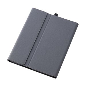 エレコム ELECOM エレコム TB-MSP9PLF2GY Surface Pro9/ソフトレザーケース/フリーアングル/タッチペン収納/キーボード対応/グレー