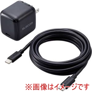 エレコム ELECOM エレコム ACDC-PD8765BK ノートPC用ACアダプター USB充電器 USB PD 65W USB-C×1 ケーブル付 2.0m