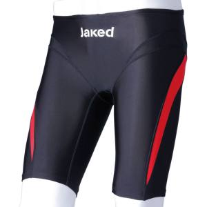 ジャケッド JAKED フットマーク 【Fina承認】 JAKED J‐ELASTICO ST ハーフスパッツ メンズ･ボーイズ 競泳用水着 レッド 130 820041 FOOTMARK