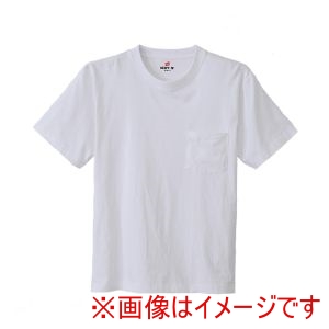 ヘインズ Hanes ヘインズ H5190 BEEFY POCKET T-SHIRT ホワイト M