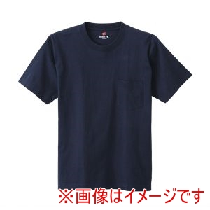 ヘインズ Hanes ヘインズ H5190 BEEFY POCKET T-SHIRT ネイビー XL