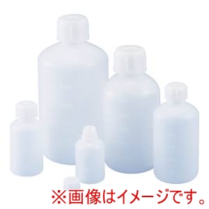サンプラテック サンプラテック 02064 ポリ細口瓶 PE細口瓶 中栓付 500mL