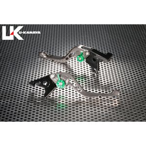 ユーカナヤ U-KANAYA U-KANAYA HO019-111-0606 レバーセット GPタイプ/ショート TI/BK CBR1000RR 17/CB1000R 18
