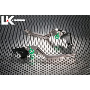 ユーカナヤ U-KANAYA ユーカナヤ KA074-107-0506 レバーセット GPタイプ/ロング TI/GN Z900RS 18-25/Z900 SE 22