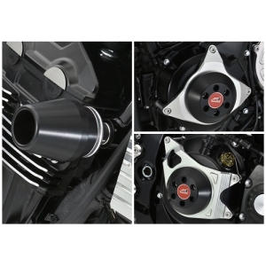 アグラス AGRAS アグラス 342-400-012B Rスライダー 4点SETφ60 BLK フレーム/ジェネレターA/クラッチA Z900RS 18 AGRAS