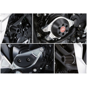 アグラス AGRAS アグラス 342-306-014B R S4点フレームφ50+右+ジェネC黒 GSX-S750 17- AGRAS