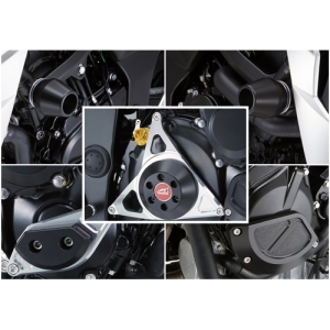 アグラス AGRAS アグラス 342-306-028 フレームφ60 右 ジェネB クラッチ WHT R/S 5点 GSX-S750 17- AGRAS