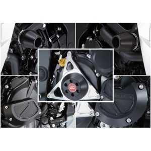 アグラス AGRAS アグラス 342-306-034B フレームφ60 クランク ジェネB クラッチ BLK R/S 5点 GSX-S750 17- AGRAS