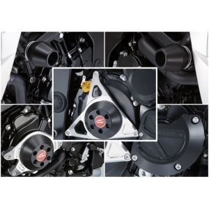 アグラス AGRAS アグラス 342-306-035B フレームφ60 クランク ジェネC クラッチ BLK R/S 5点 GSX-S750 17- AGRAS