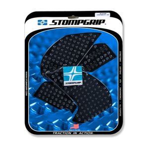 ストンプグリップ STOMPGRIP ストンプグリップ 55-10-0157B トラクションパッドタンクキット ブラック VOLCANO MT-07 18-20
