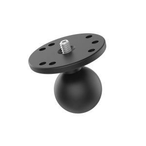 ラムマウント RAM MOUNTS ラムマウント RAM-202AU AMPSホールラウンドベース 1/4inch-20ネジ付 三脚ネジ用 1.5インチボール RAM MOUNTS