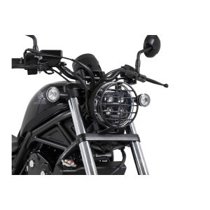 ヘプコアンドベッカー Hepco&Becker ヘプコアンドベッカー 701998 00 01 ヘッドライトグリル ブラック Rebel250/500 20-23