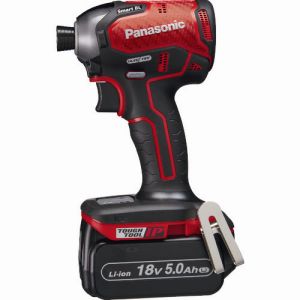 パナソニック Panasonic パナソニック EZ76A1LJ2G-R デュアル インパクトドライバー 18V 5.0Ahセット 赤