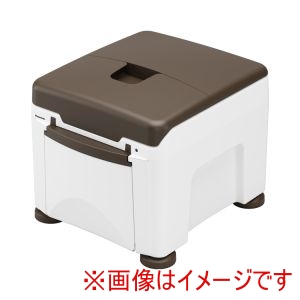 パナソニックエイジフリー パナソニックエイジフリー PN-L30402W ポータブルトイレ ラフィーネキューブ ホワイト ソフト便座 メーカー直送 代引不可 北海道沖縄離島不可
