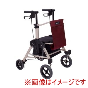 パナソニック エイジフリー パナソニック 517484 PN-L70102R くらしサポート歩行車スムーディ 買物用 カウサポスリム ワインレッド 直送品 法人限定 北海道沖縄離島不可