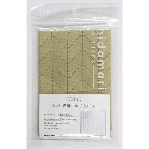 ルシアン LECIEN ルシアン 刺し子 綿麻 マルチクロス Col.50 ベージュ 杉綾 98908 CS98908-50