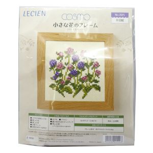 ルシアン LECIEN ルシアン 刺しゅうキット 小さな花のフレーム クロスステッチ 干日紅 885 CSK885
