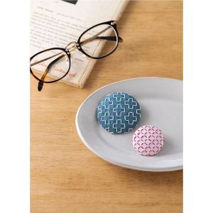 ルシアン LECIEN ルシアン 刺しゅうキット 刺し子のブローチセット 約5 3.5cm グリーン ホワイト CSK98958 hidamari