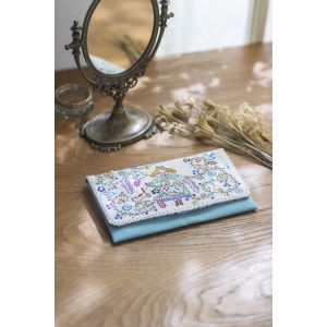 ルシアン LECIEN cosmo ルシアン 刺繍キット 花とわたしの物語 フラップポーチ 542115 cosmo