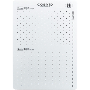 ルシアン LECIEN ルシアン コスモ Sashiko Tenplate 刺し子テンプレート 約13×18cm 斜方眼 7mm 8mm CS412407